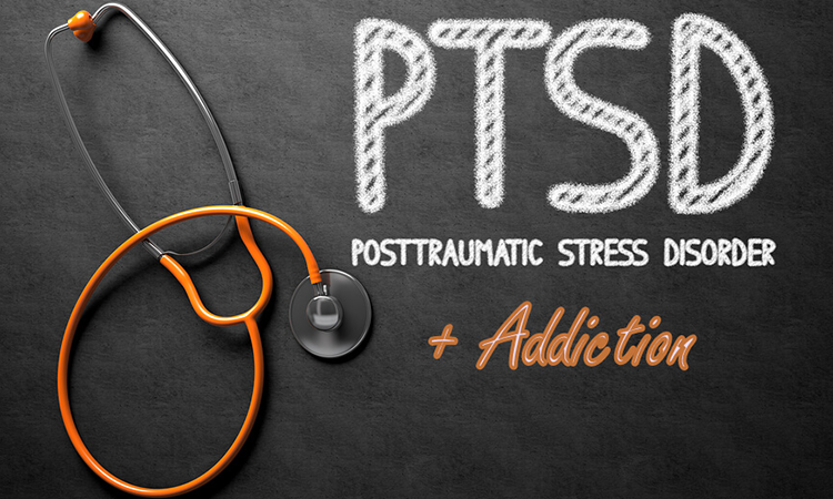 Signs of PTSD and Addiction